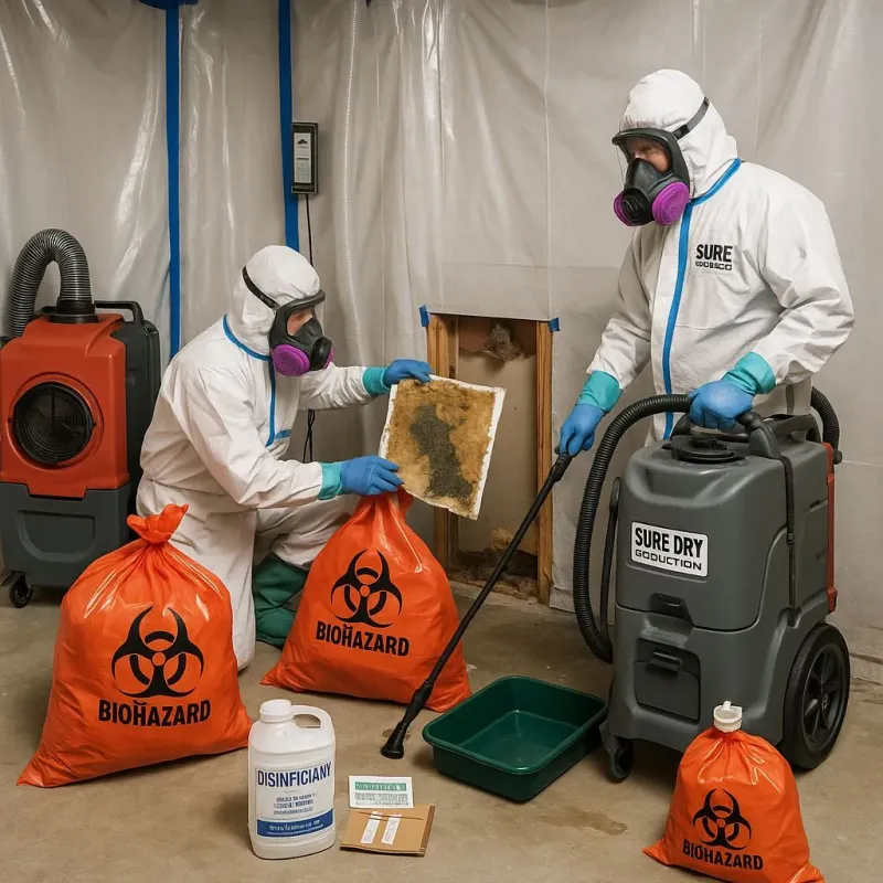Contaminated Water Handling Protocols process in Southern View, IL